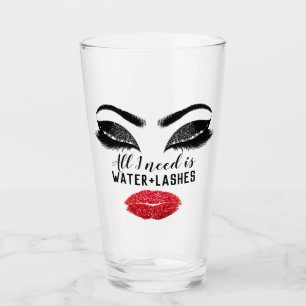 Artista de maquillaje de agua potable Eyelash Beso