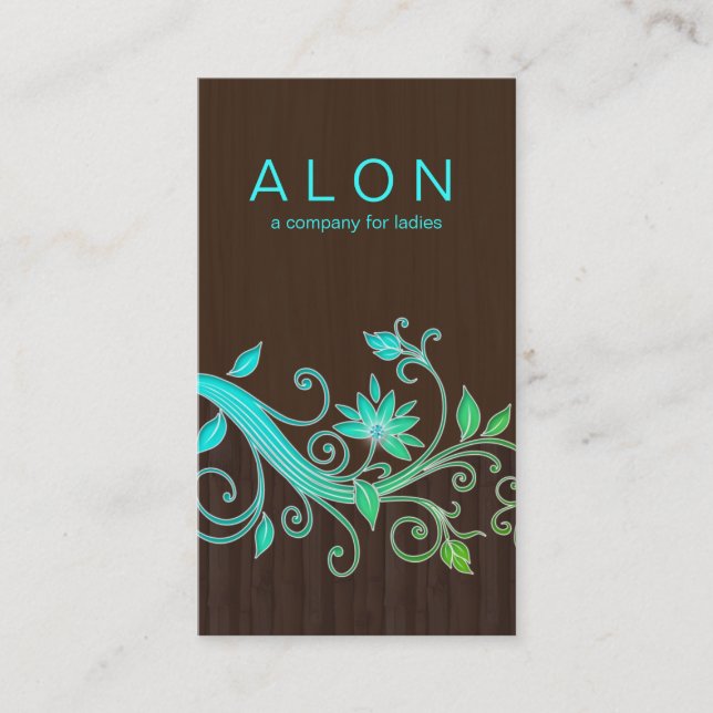 Artista de maquillaje de la flor de las tarjetas (Anverso)