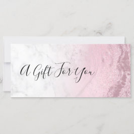 Artista de maquillaje de mármol purpurina y rosa d