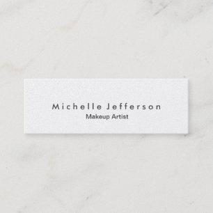 Artista de maquillaje de moda elegante tarjeta de