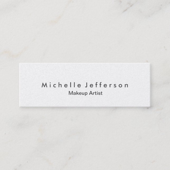 Artista de maquillaje de moda elegante tarjeta de  (Anverso)
