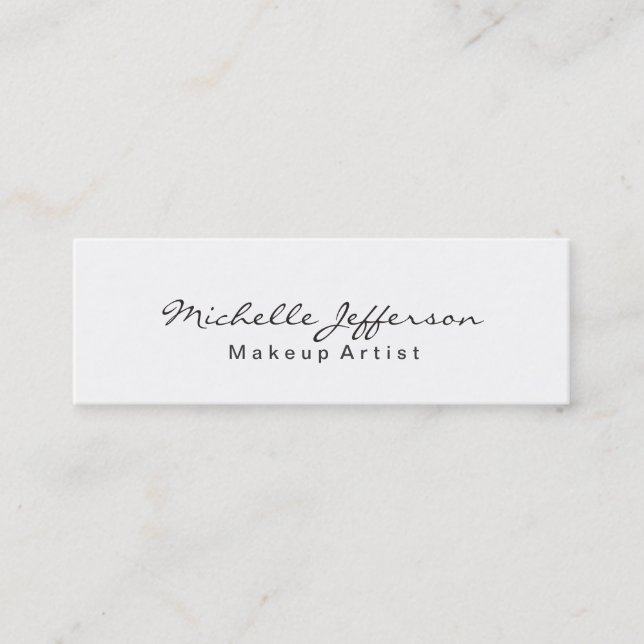 Artista de maquillaje de moda Tarjeta de presentac (Anverso)