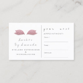 Artista de maquillaje de tarjeta de cita Lámparas