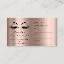 Artista de maquillaje de tarjeta de cita Rosa Rubo