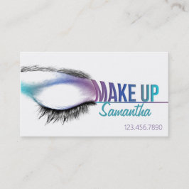 Artista de maquillaje de tarjeta de visita de arti