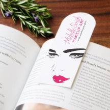 Artista de Maquillaje Moderno Minimalista Rosa Neg