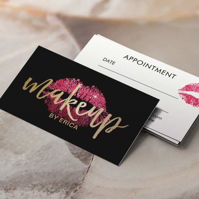 Artista de maquillaje Red Lips cita moderna en sal (Subido por el creador)