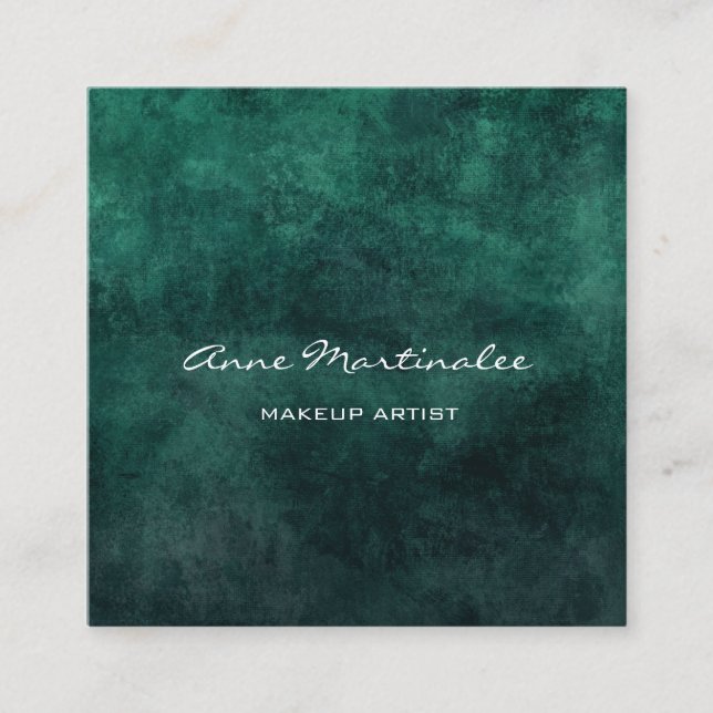 Artista de maquillaje Resumen Tarjeta de visita cu (Anverso)