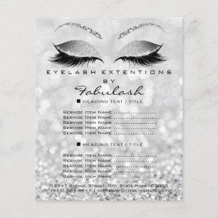 Artista de Maquillaje Salón de Belleza Folleto Bri