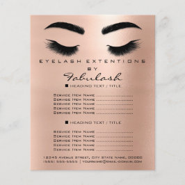 Artista de Maquillaje Salón de Belleza Folleto de 