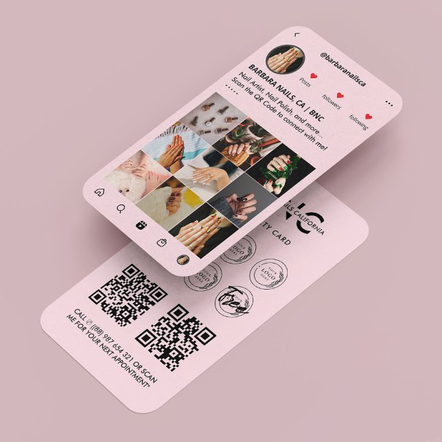 Artista de uñas Manicurista Tarjeta de fidelidad I (Subido por el creador)