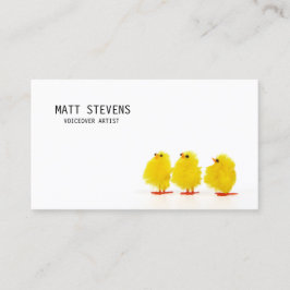 Artista de voz - Tarjeta de visita Cute Chicks