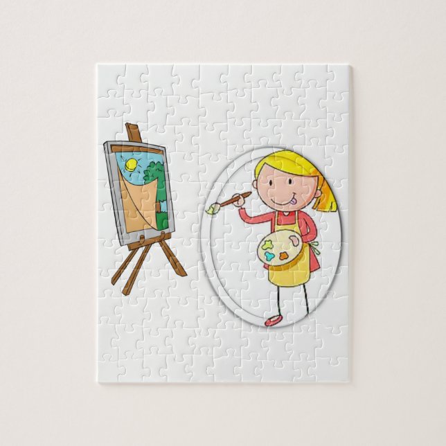Artista del rompecabezas (Vertical)