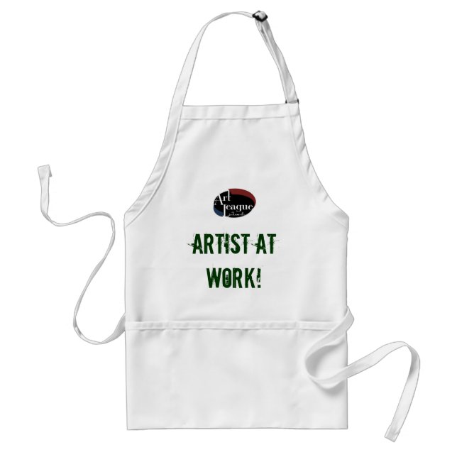 Artista en el delantal del arte del trabajo (Frente)