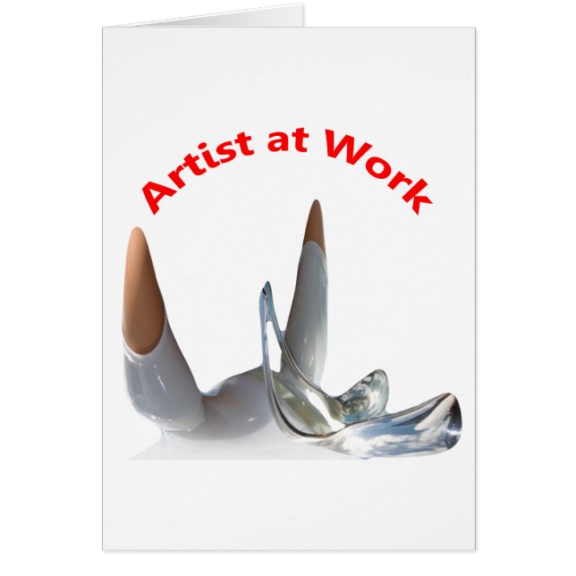 Artista en el trabajo (Frente)