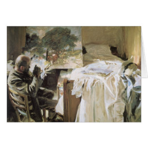 Artista en su estudio de John Singer Sargent