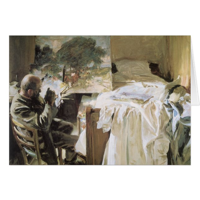 Artista en su estudio de John Singer Sargent (Anverso (Horizontal))