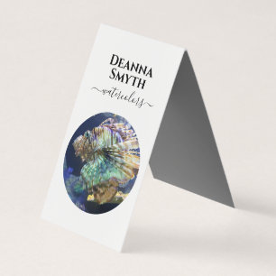 ARTISTAS Tarjeta de presentación plegada de carpas