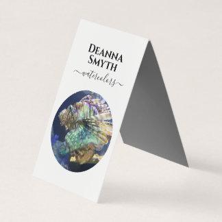 ARTISTAS Tarjeta de presentación plegada de carpas