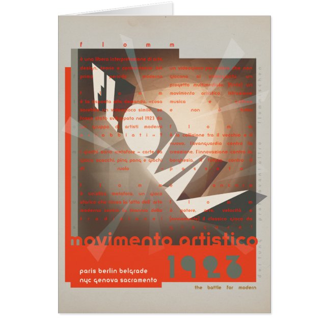 Artistico del movimento de FLomm (Frente)