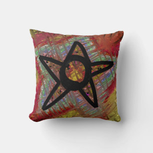 Artsy, almohada inicial personalizada occidental