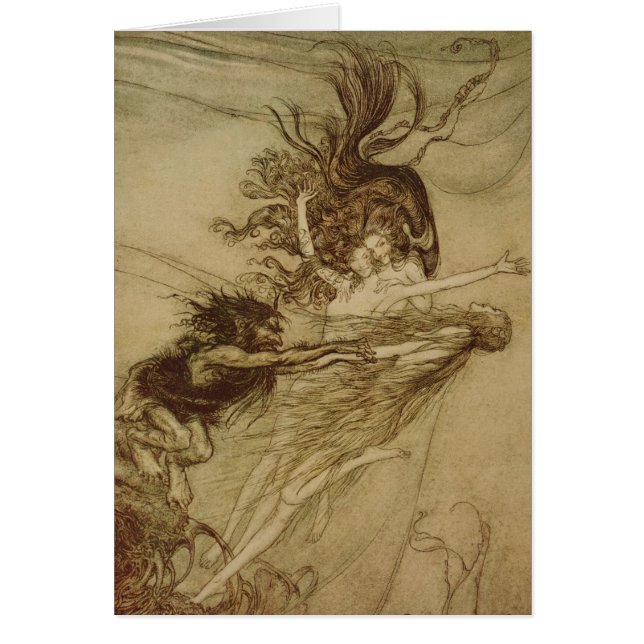 Arturo Rackham el | el Rhinemaidens que toma el (Frente)