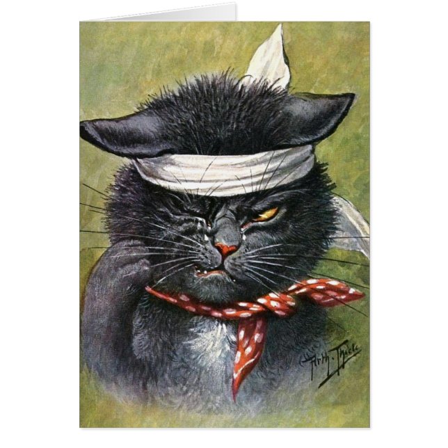 Arturo Thiele - gato con dolores de muelas (Frente)