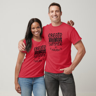Aruba Crea tu propia camiseta Sunshine