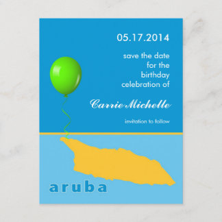 Aruba Cumpleaños salva la fecha del anuncio