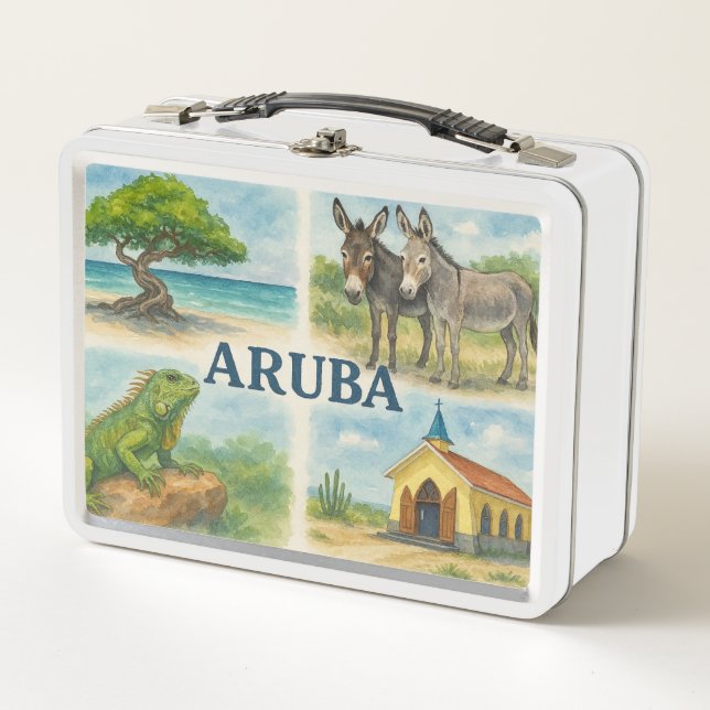Aruba multimirada acuarela (Anverso)