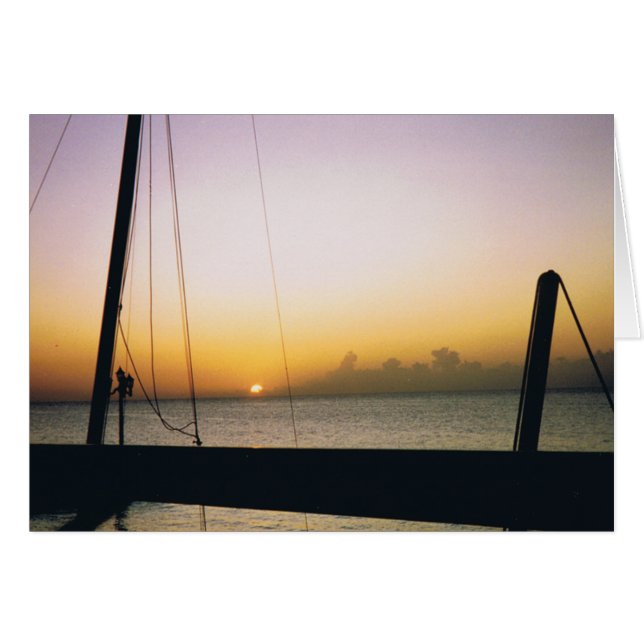 Aruba Sunset (Anverso (Horizontal))