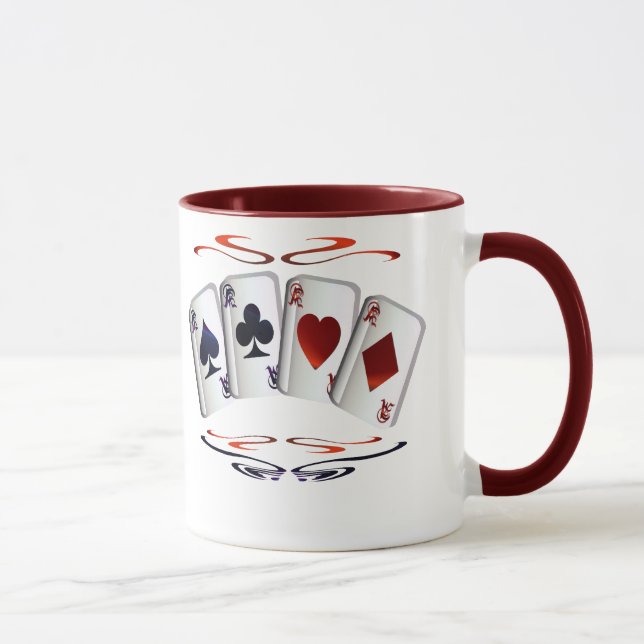 As con la taza del diseño (Derecha)