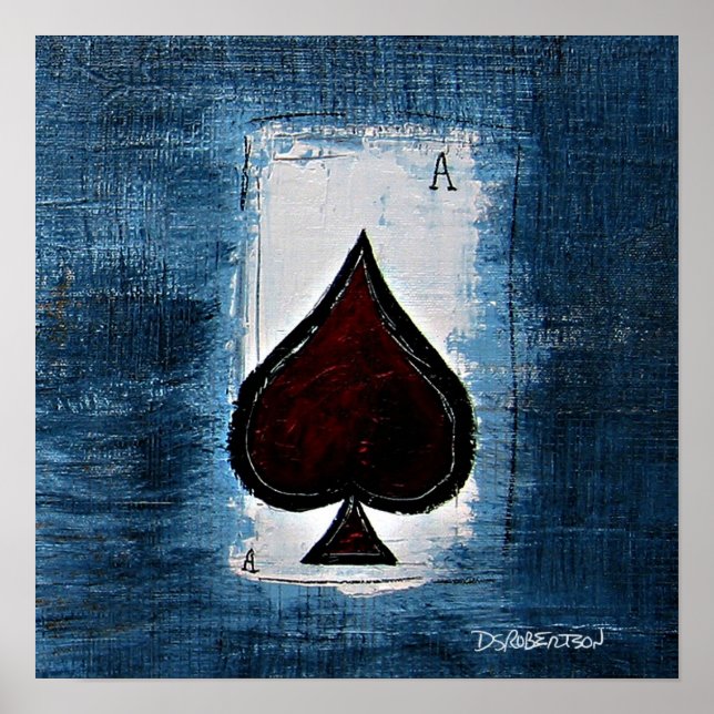 As de arte rupestre de hombre de espada (Frente)