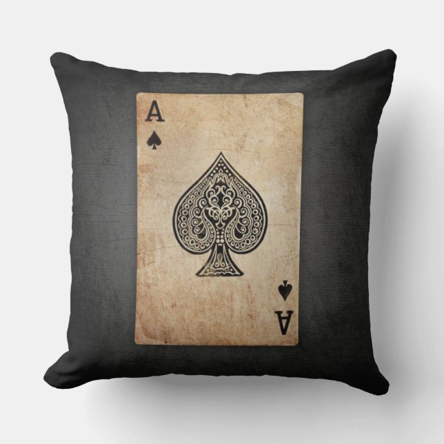 As de espadas lanzar almohada (Anverso)