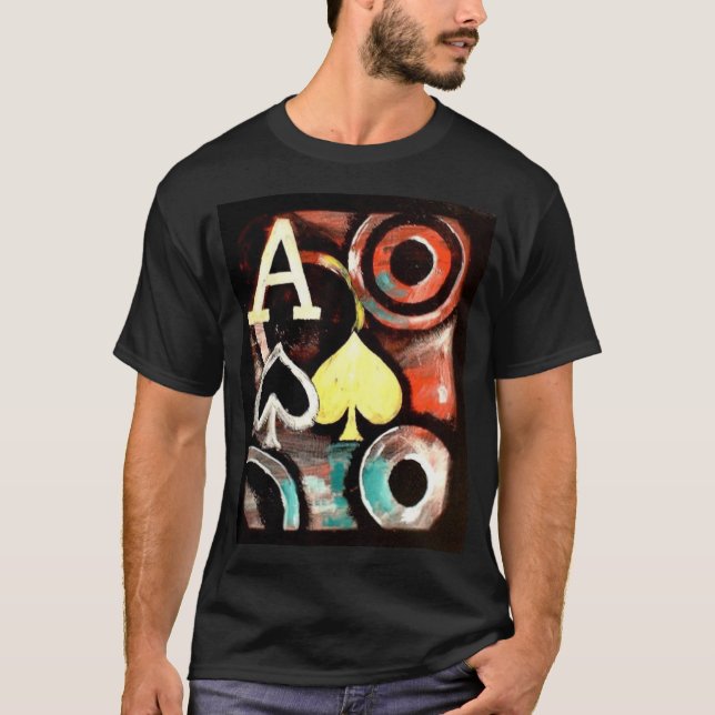 As de la camiseta del póker del estilo de la (Anverso)