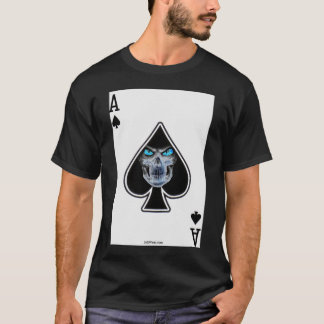 As del segador de la camisa del póker de espadas