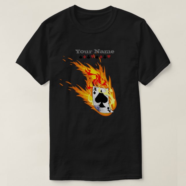 As personalizado de la camiseta de espadas (Diseño del anverso)