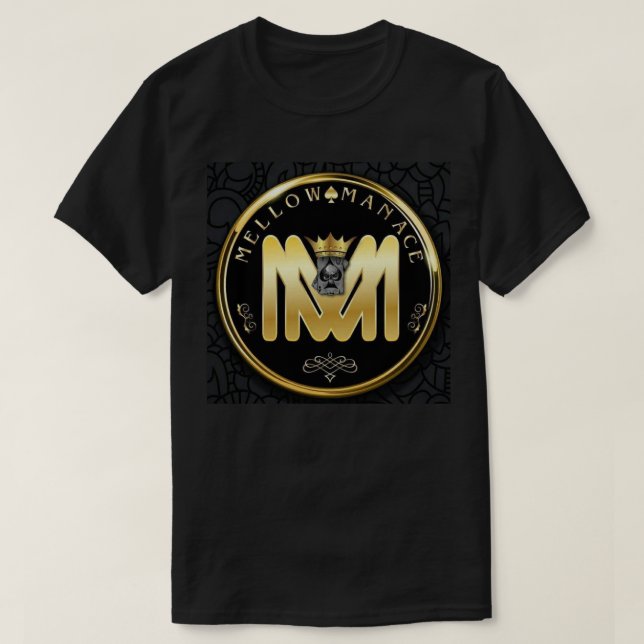 As suave del hombre - logotipo - camiseta negra (Diseño del anverso)