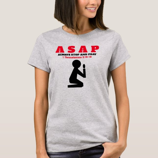 ASAP - Camiseta básica para mujeres (Anverso)