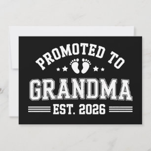 Ascendida a Abuela Est 2026 Anuncio de Bebé