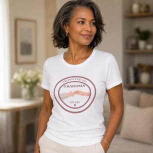 Ascendida a Abuela Est. 20XX Camiseta