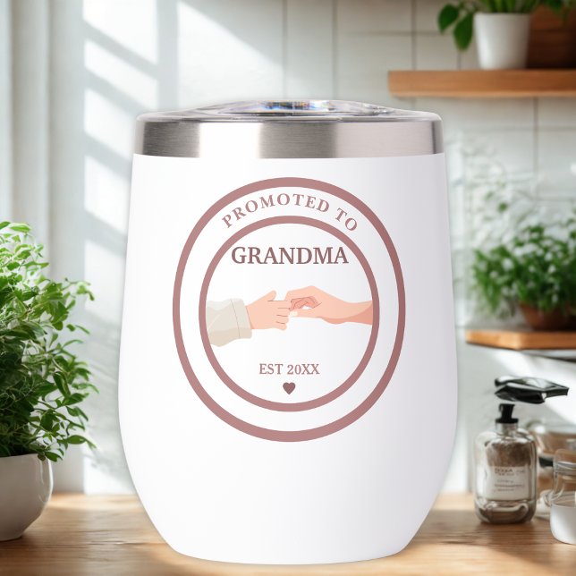 Ascendida a Abuela Est. 20XX Taza (Subido por el creador)