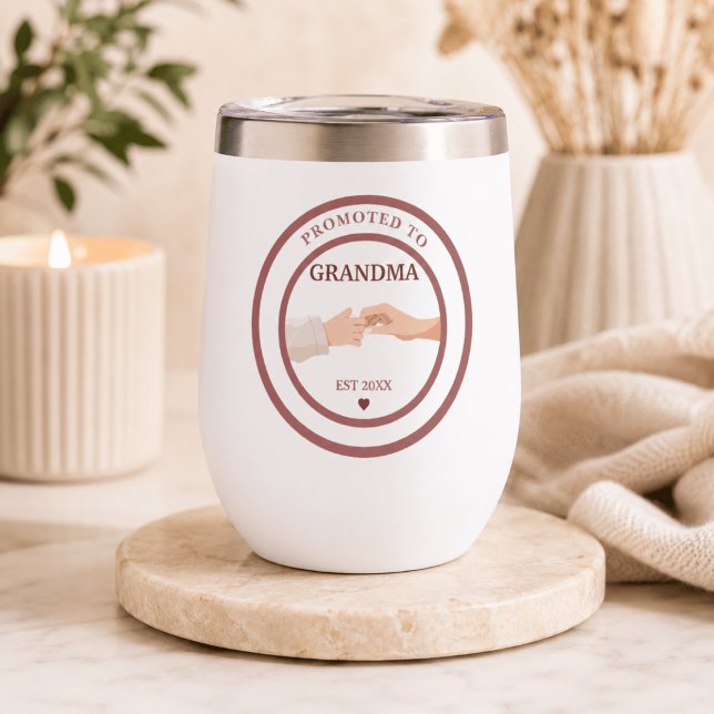 Ascendida a Abuela Est. 20XX Taza (Subido por el creador)