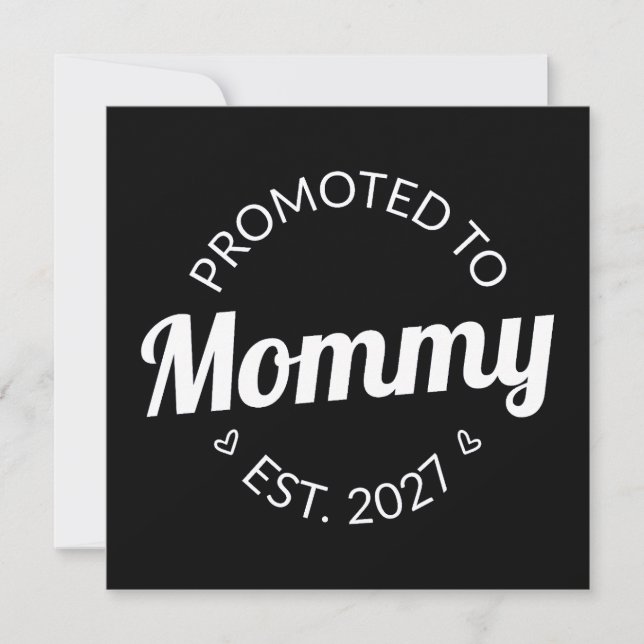 Ascendida a Mamá desde 2027 Anuncio de Nueva Mamá  (Anverso)