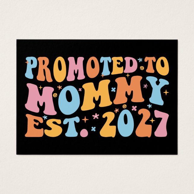 Ascendida a Mamá Est 2027 Anuncio de Nueva Mamá (Frente)