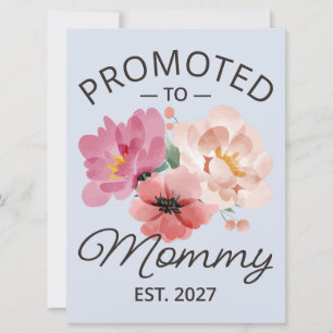 Ascendida a Mamá Est 2027 Anuncio de Nueva Mamá VI