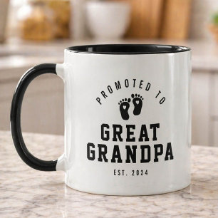 Ascendido a Bisabuelo Taza para el Nuevo Abuelo