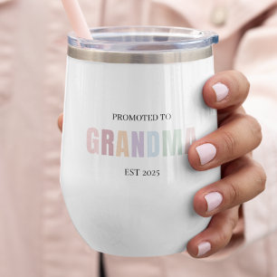 Ascendido a la abuela EST 2025 Pastel personaliz