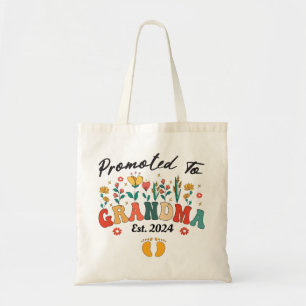 Ascendido a la abuela est. Bolsa Tote de los abuel
