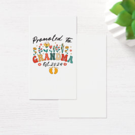 Ascendido a la abuela est. Tarjeta GrandparProfile